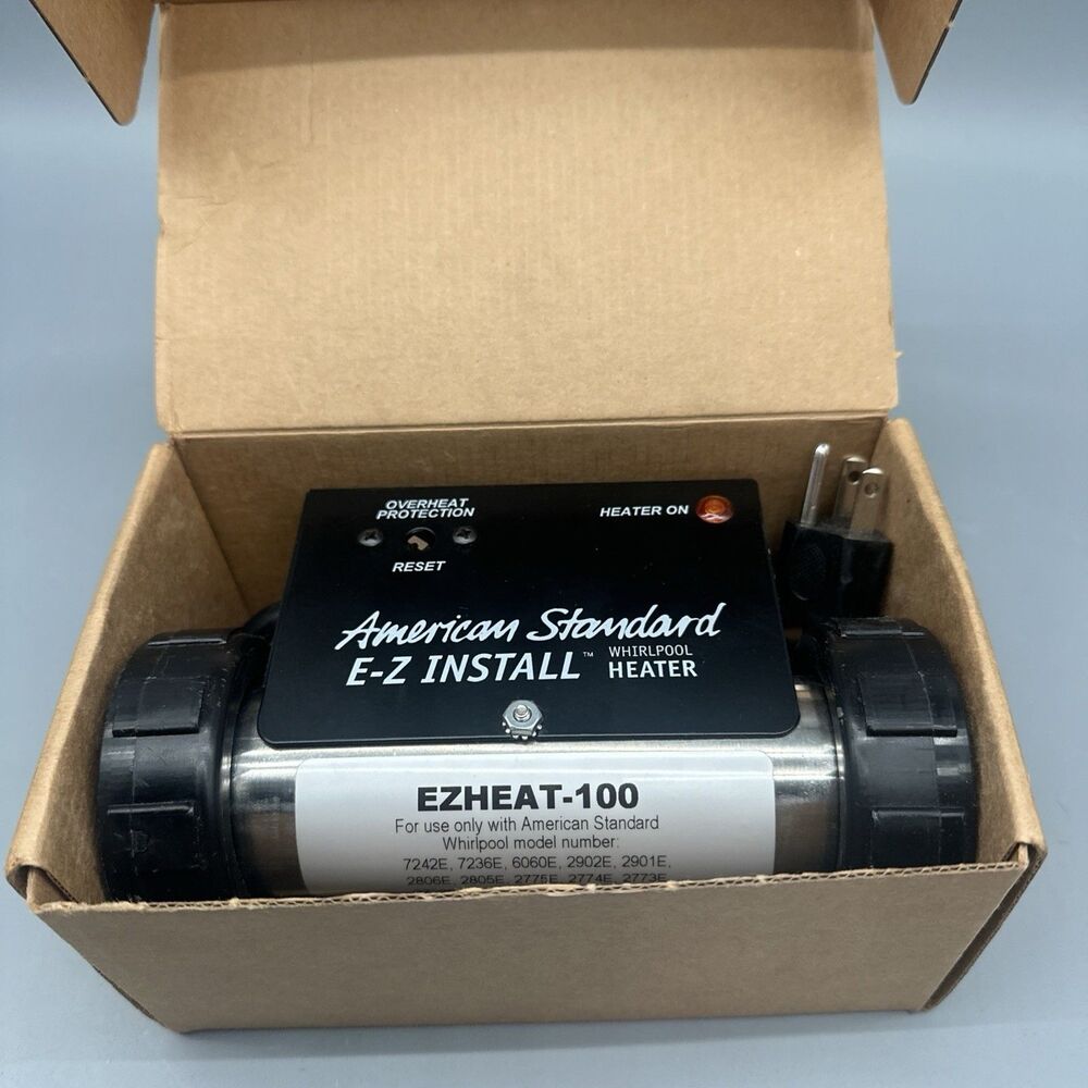 American Standard EZ-Install Elite Whirlpool Heater MODEL# EZHEAT-100